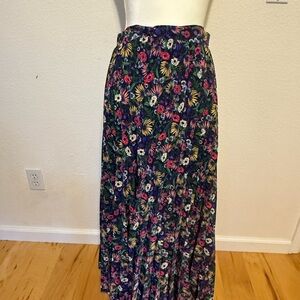 LULA ROE Floral Maxi Wrap Skirt